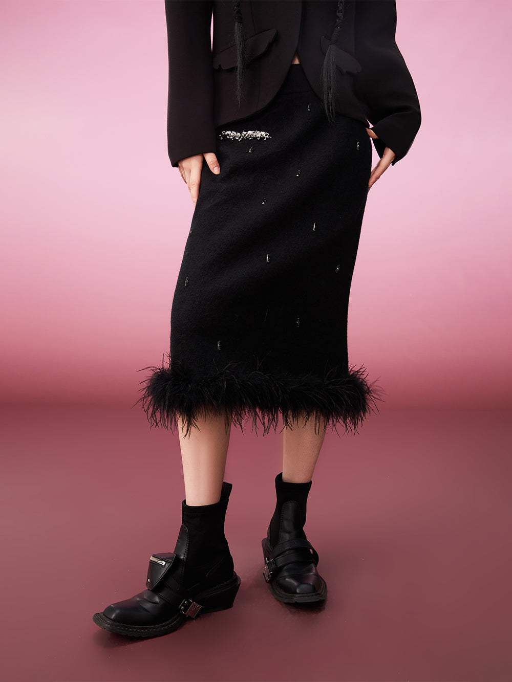 MUKZIN Vintage Elegant High Quality Original New Style Skirts