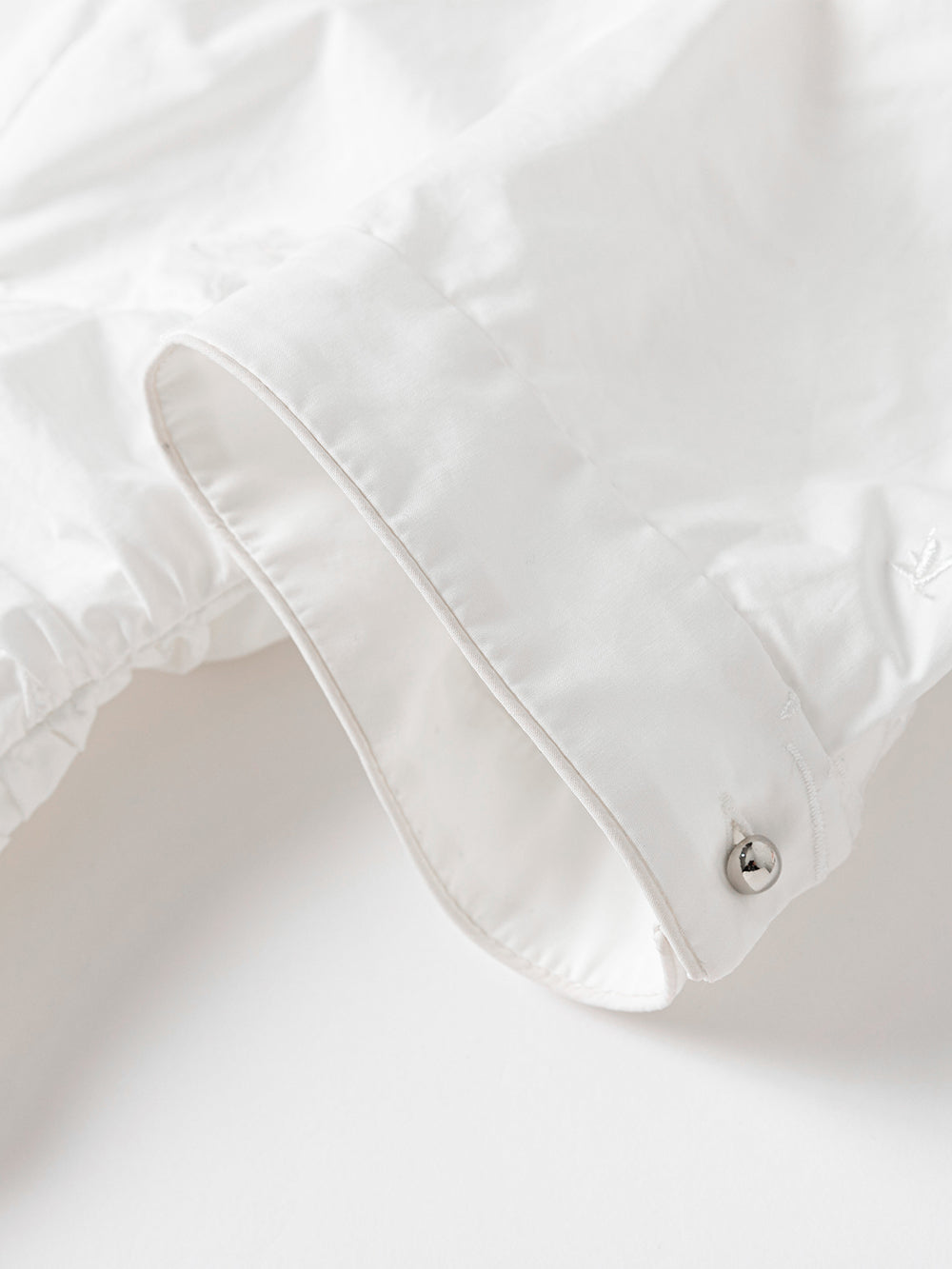 MUKZIN Elegant Original Temperament Cheongsam V-neck White Ruffles
