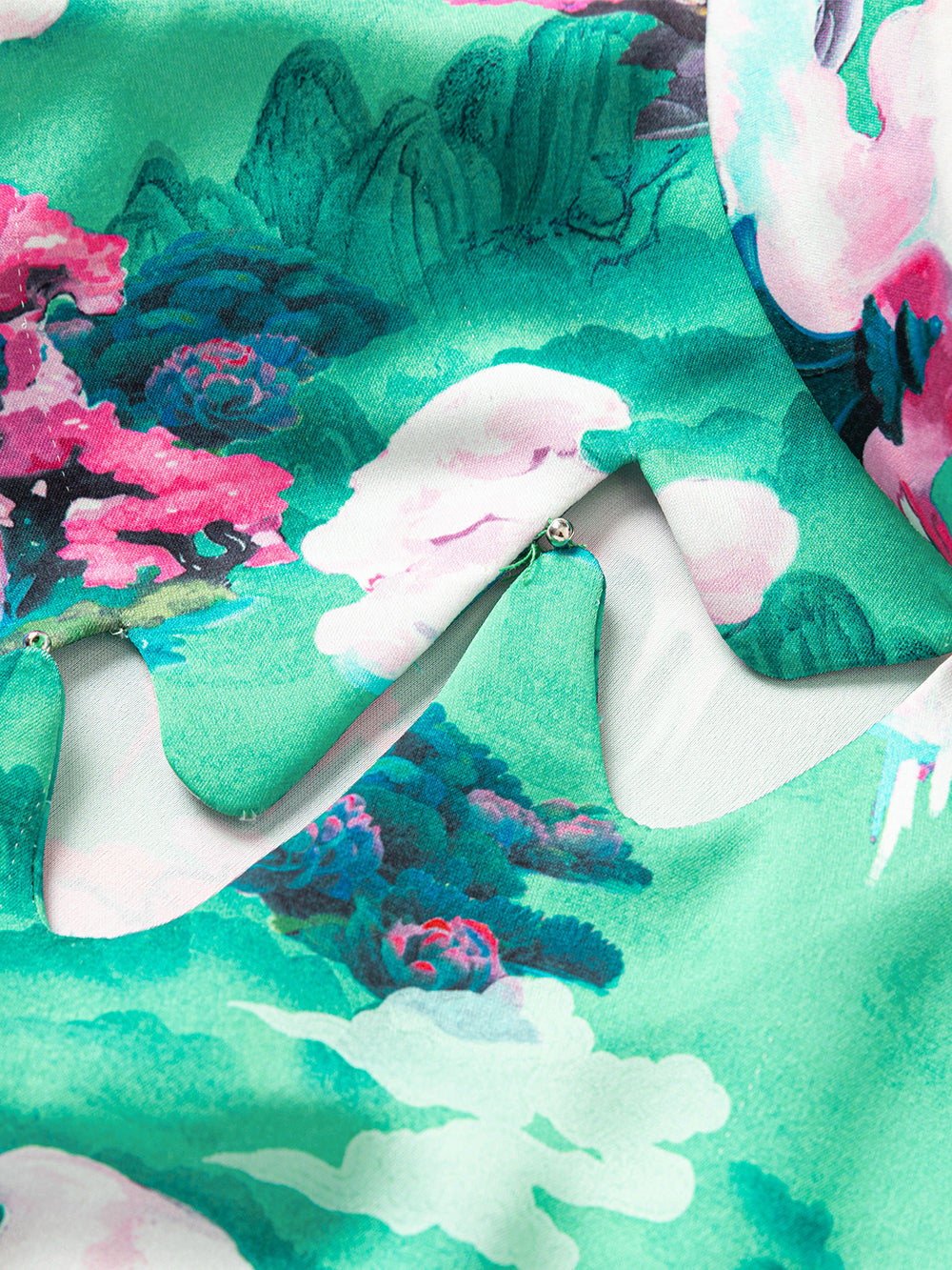 MUKZIN Printed Cool Thin Green Retro Style T-shirts