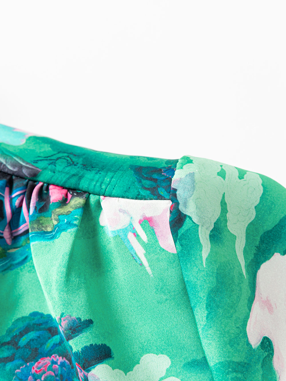 MUKZIN Printed Cool Thin Green Retro Style T-shirts