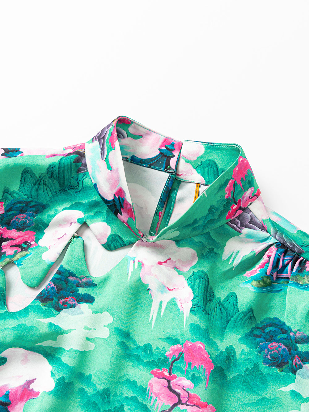 MUKZIN Printed Cool Thin Green Retro Style T-shirts