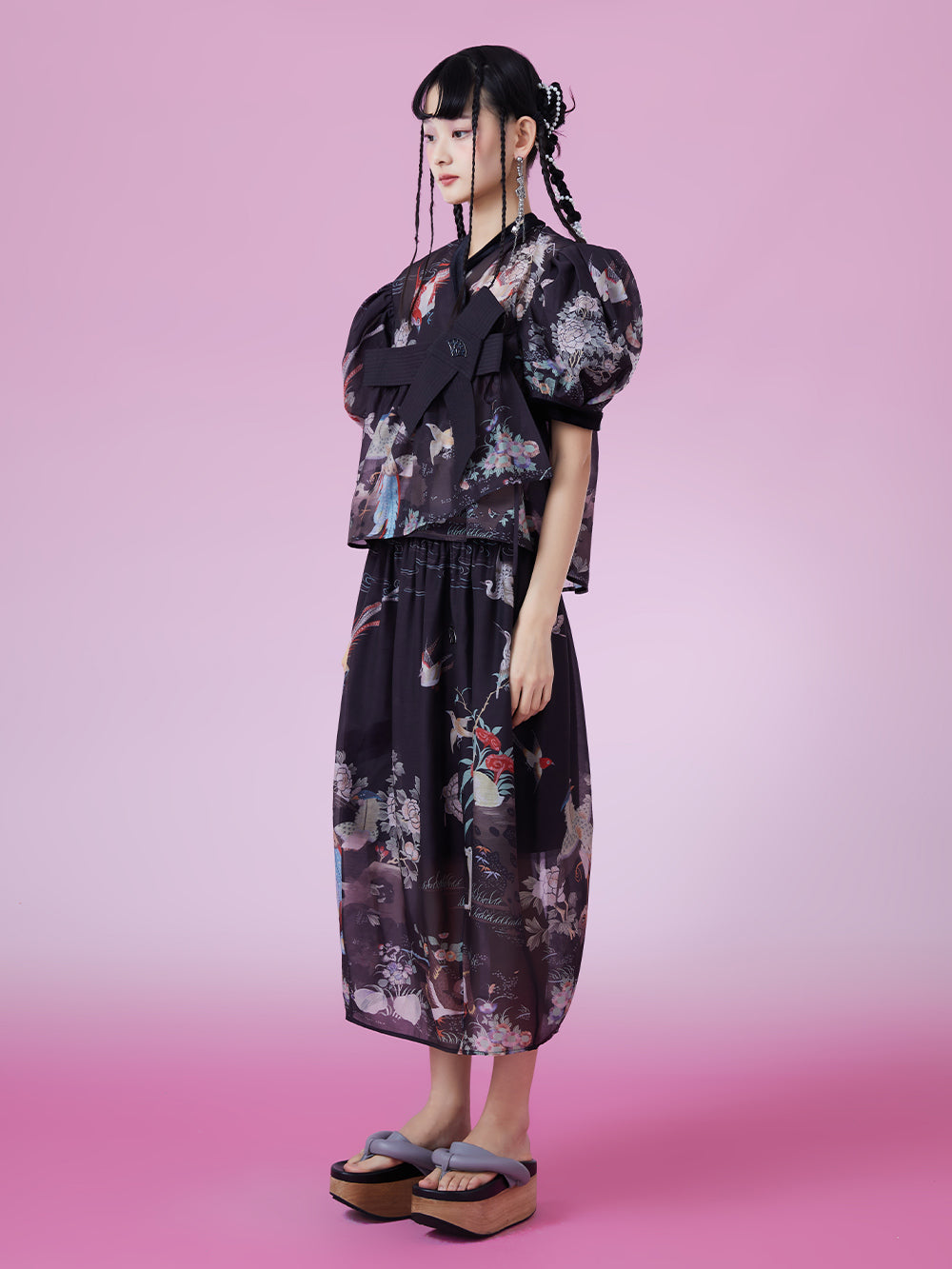 MUKZIN Chinese Style Cool Loose Printed All-match T-shirts