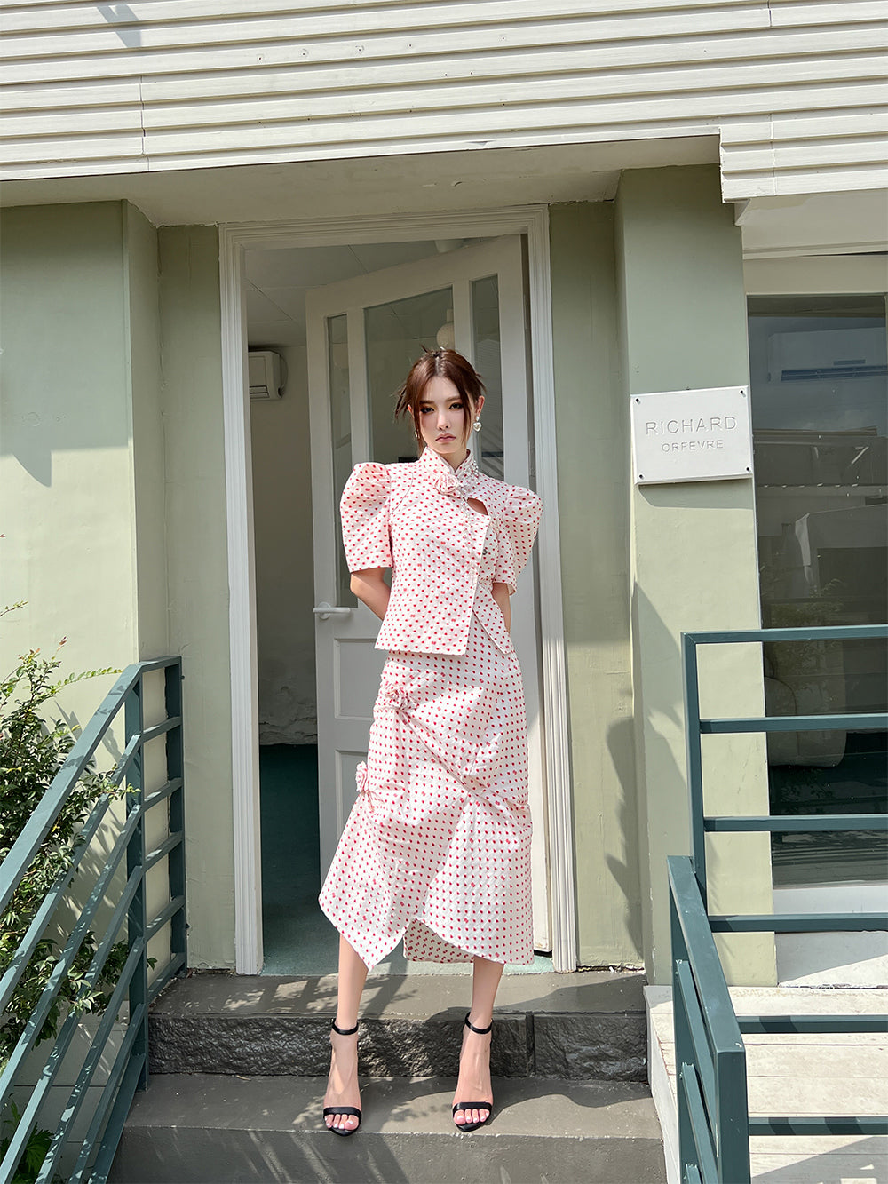 MUKZIN Fashion New Elegant Heart Pattern Charming Skirt