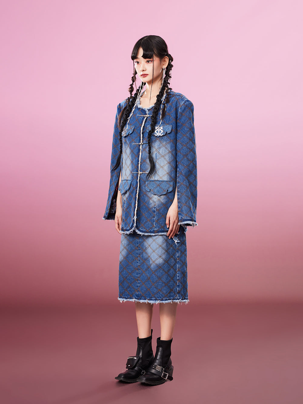 MUKZIN Temperament Original Street Style High Quality Denim Coat