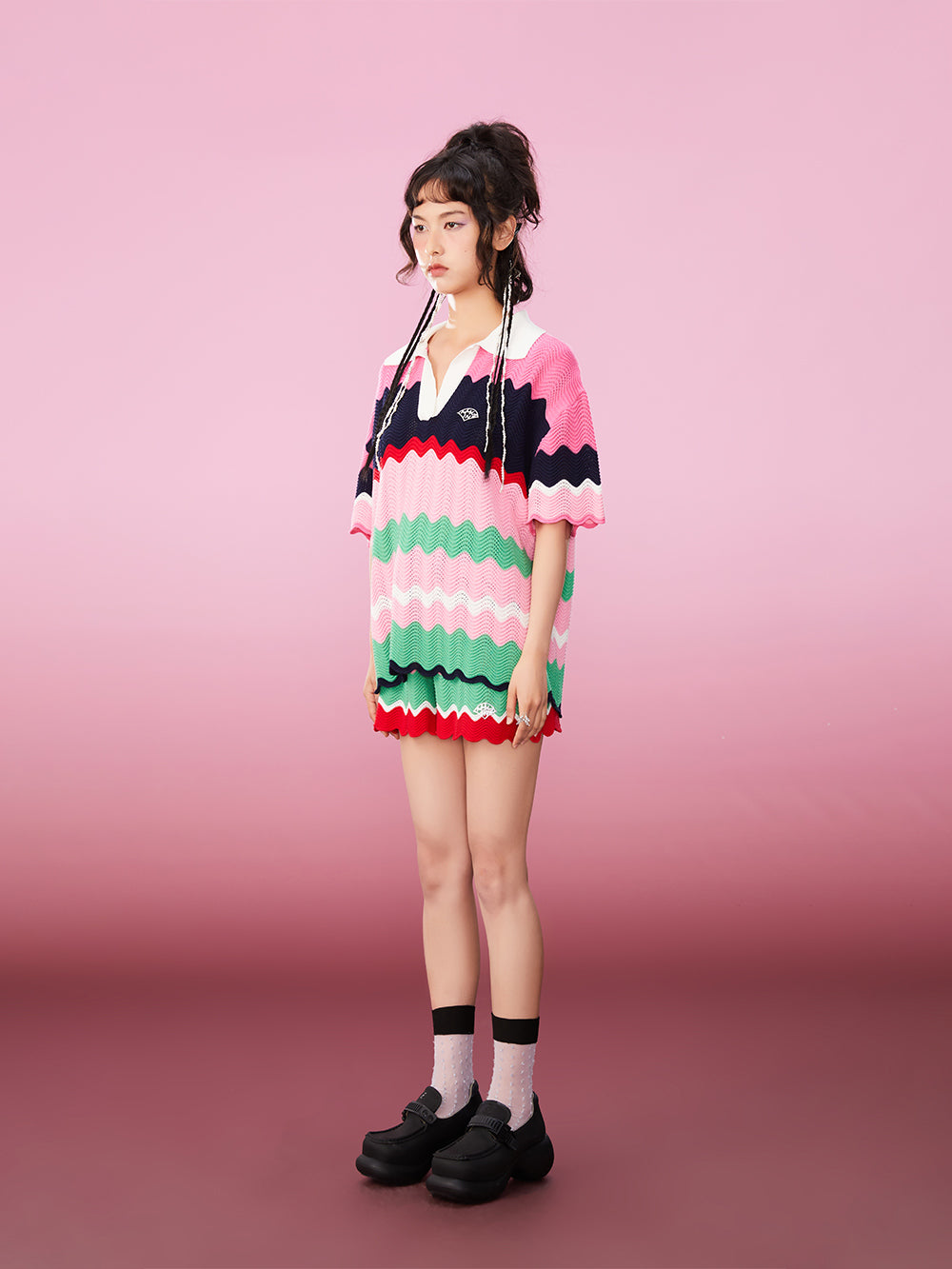 MUKZIN Casual Stripe Original Contrasting Comfort Shorts
