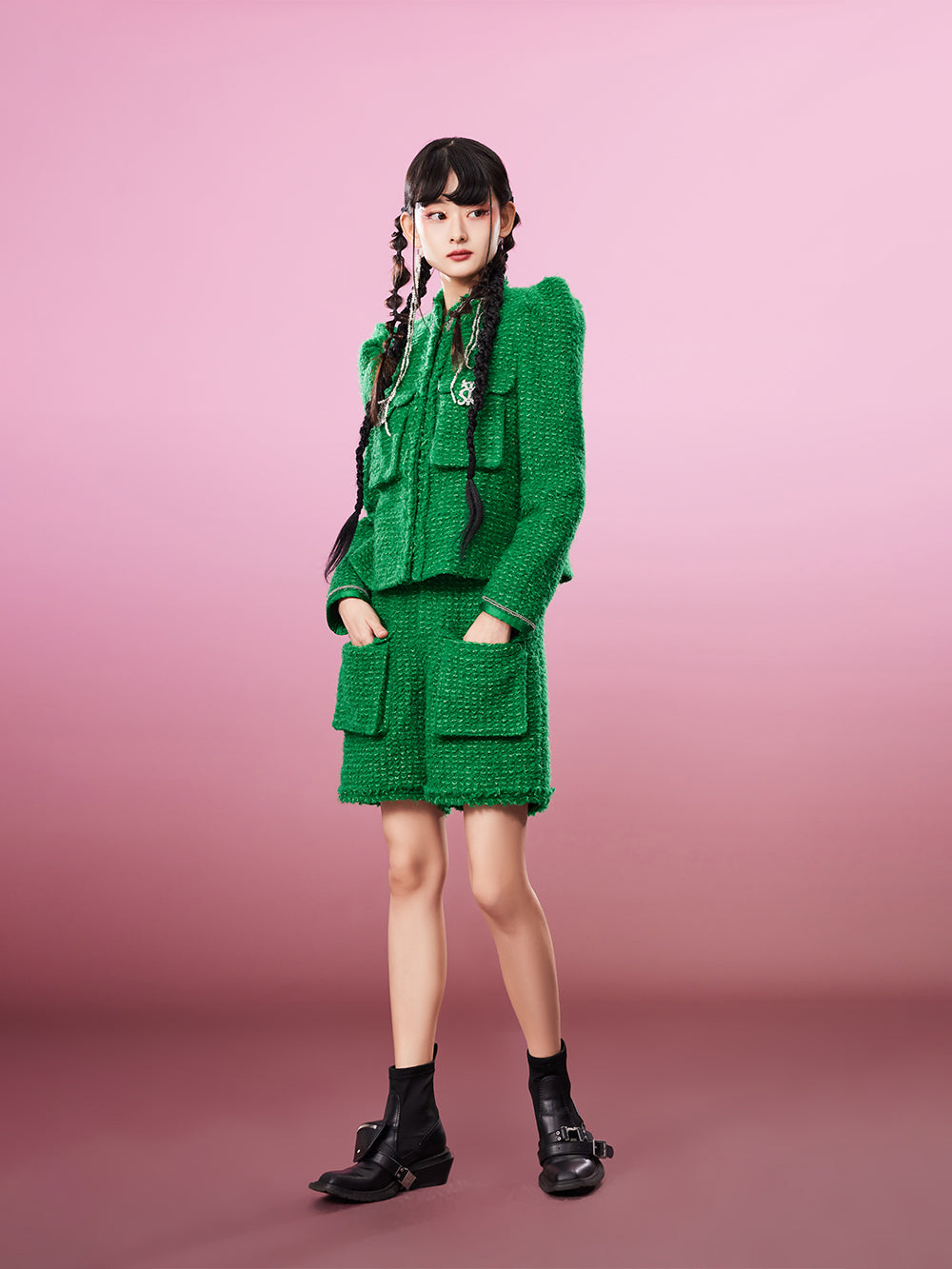 MUKZIN Elegant Elegant Solid Color Fashion Thin Coat