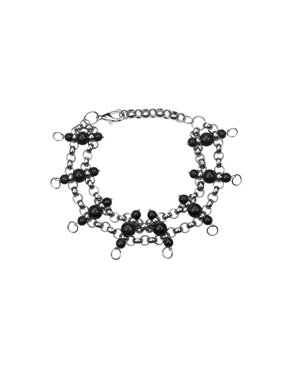 MUKTANK× DARKNESS LAB POSTPUNK-Detachable Adjustable Necklace Waist Chain