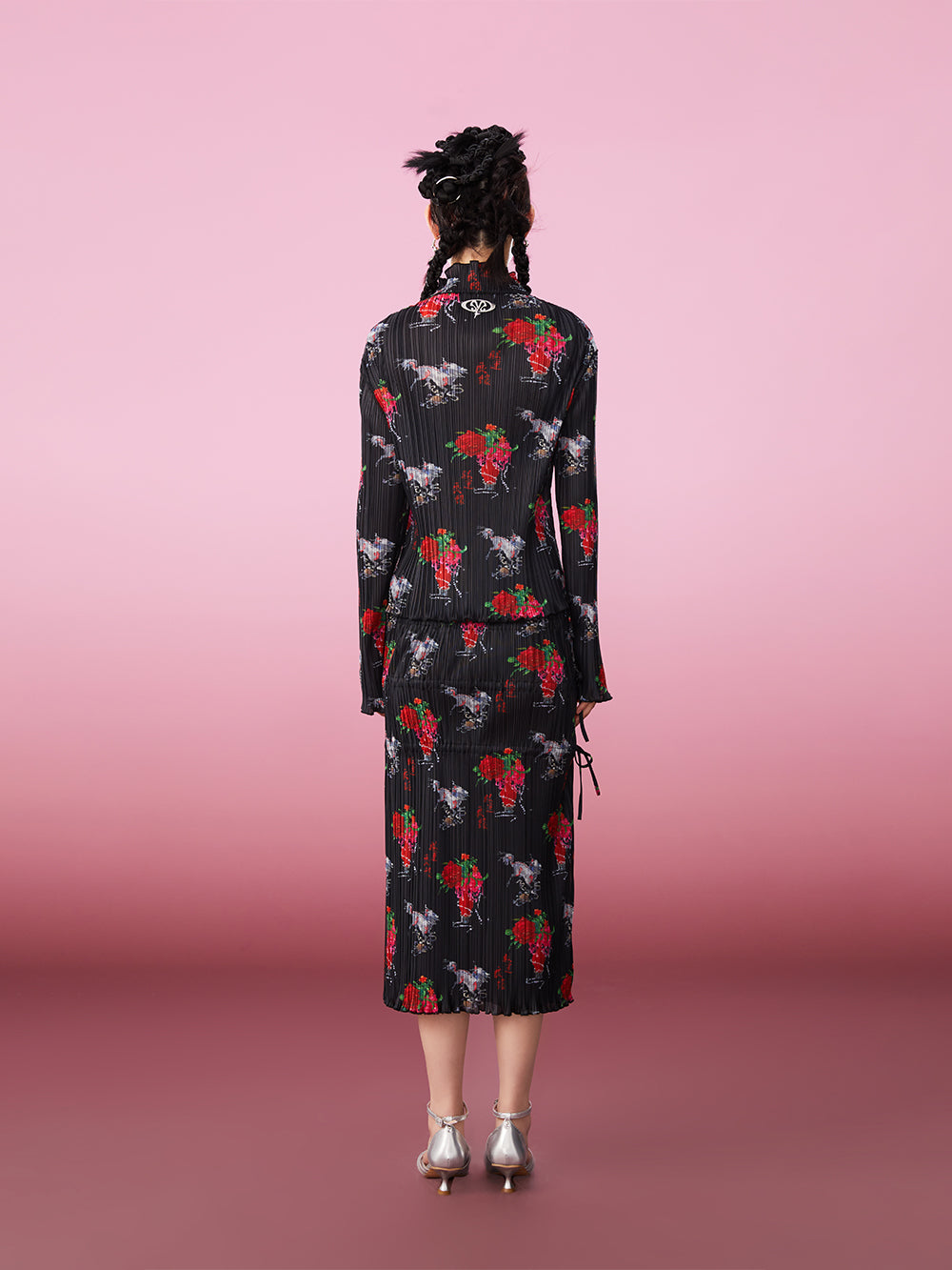 MUKZIN Vintage Print Modified Crumpled Undershirts