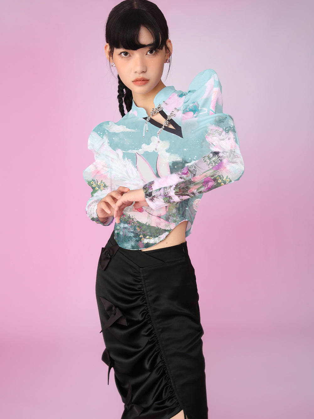MUKZIN Printed Cropped Original Vintage T-Shirts