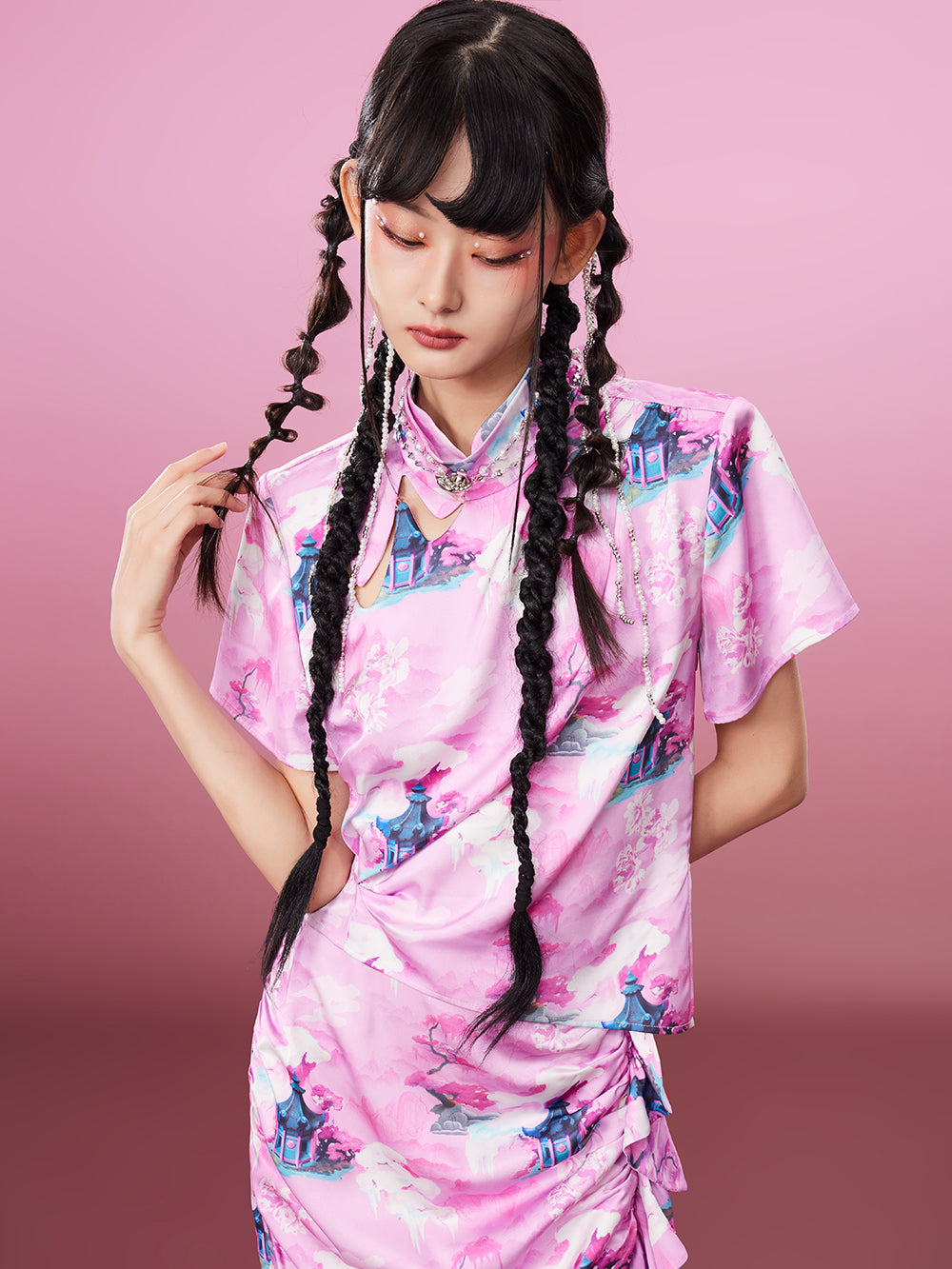 MUKZIN Vibrant Print Chinese Style Original High quality T-shirts