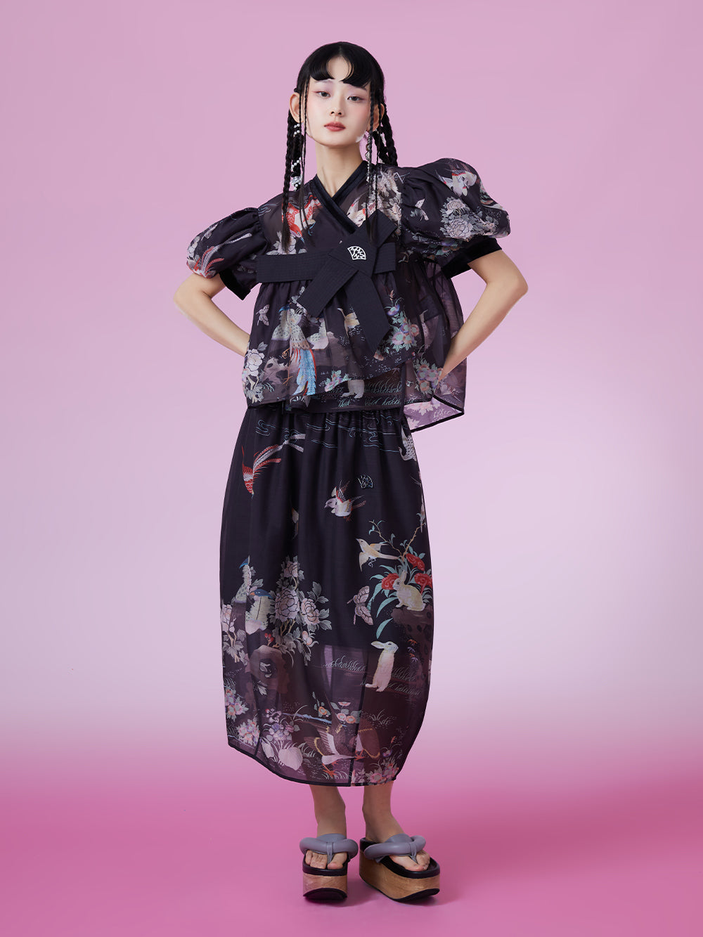 MUKZIN Chinese Style Cool Loose Printed All-match T-shirts