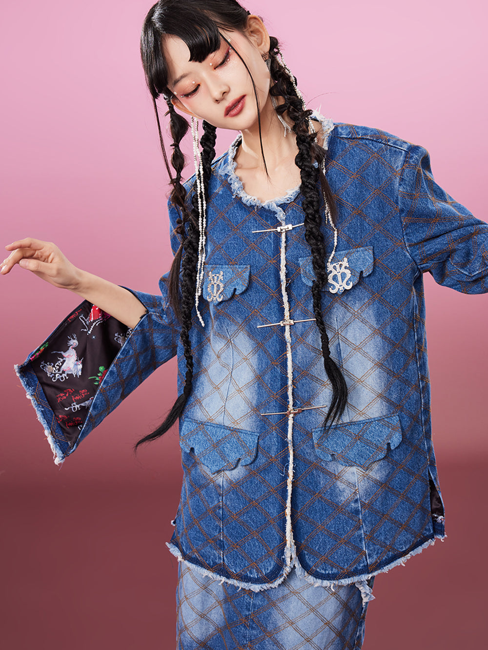 MUKZIN Temperament Original Street Style High Quality Denim Coat
