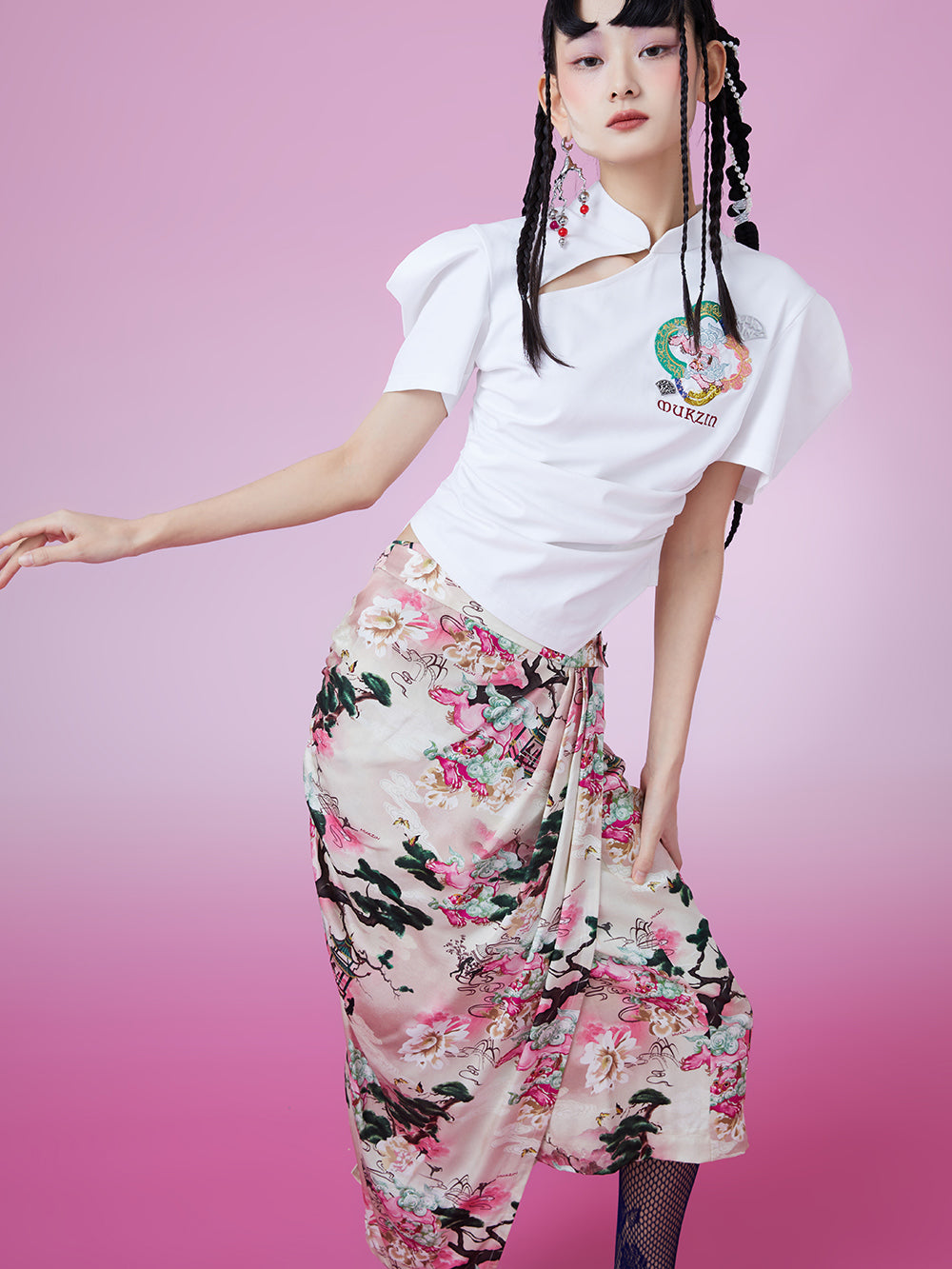 MUKZIN Irregular New Fashion Long Skirt