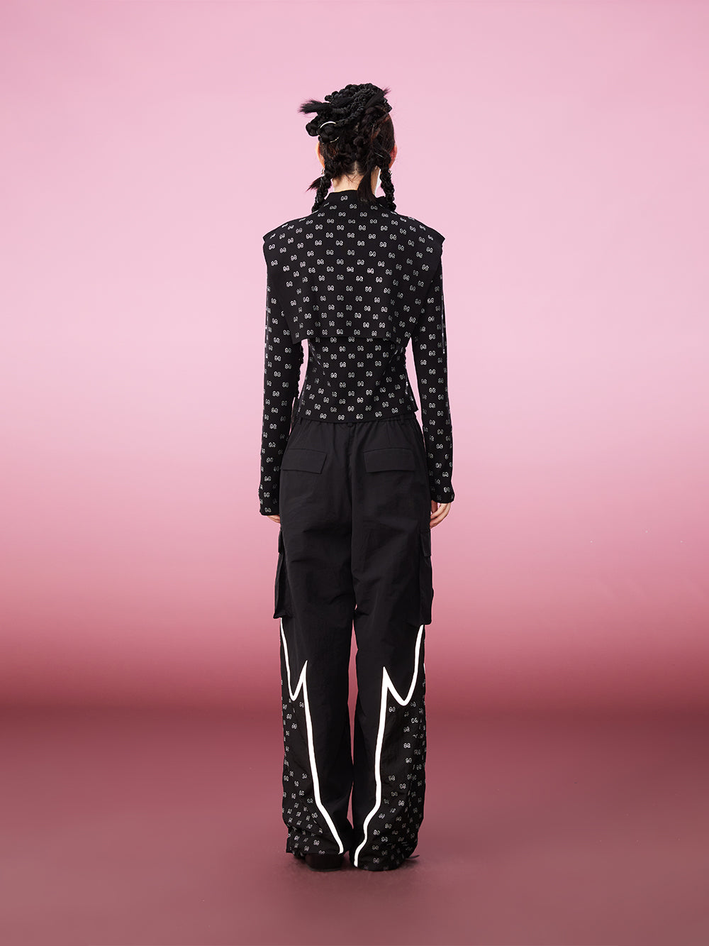 MUKZIN Two-piece Knitted Ironed Diamond Bottoming Undershirt