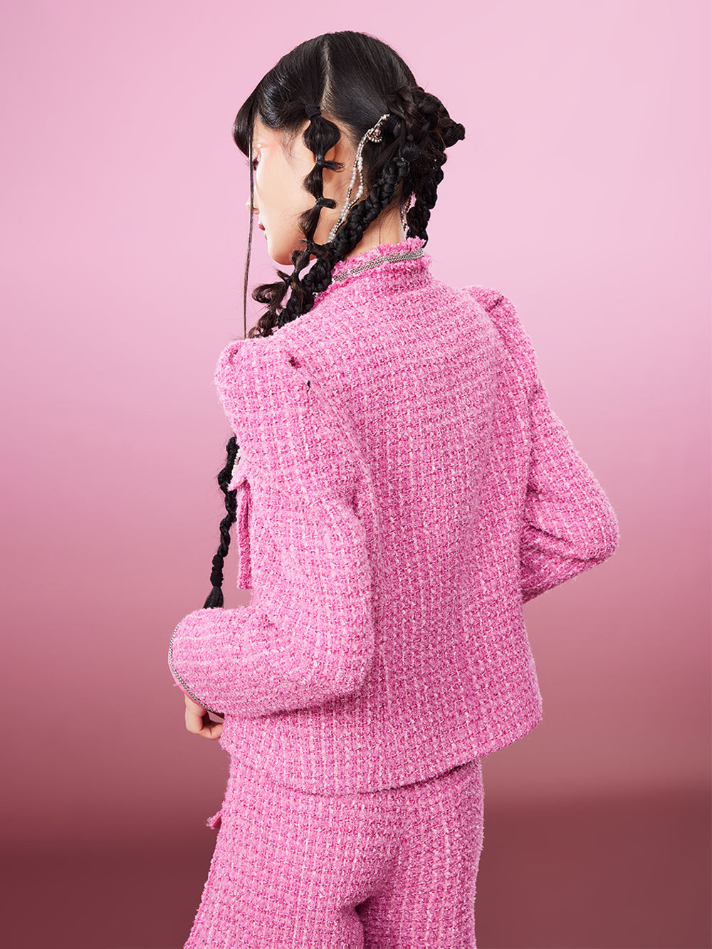 MUKZIN Elegant Stylish Pink High Quality Coat
