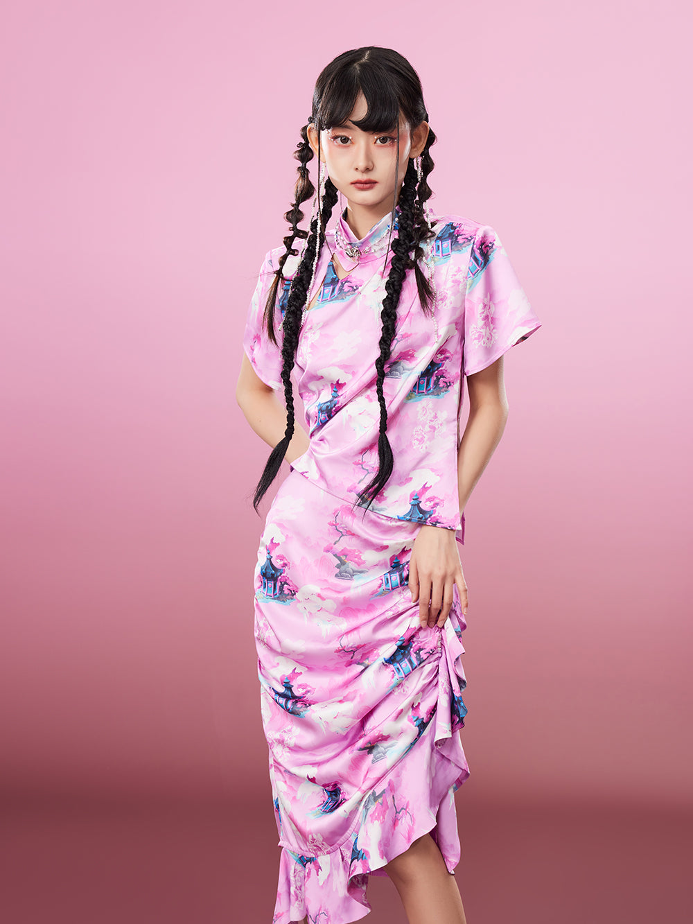 MUKZIN Vibrant Print Chinese Style Original High quality T-shirts