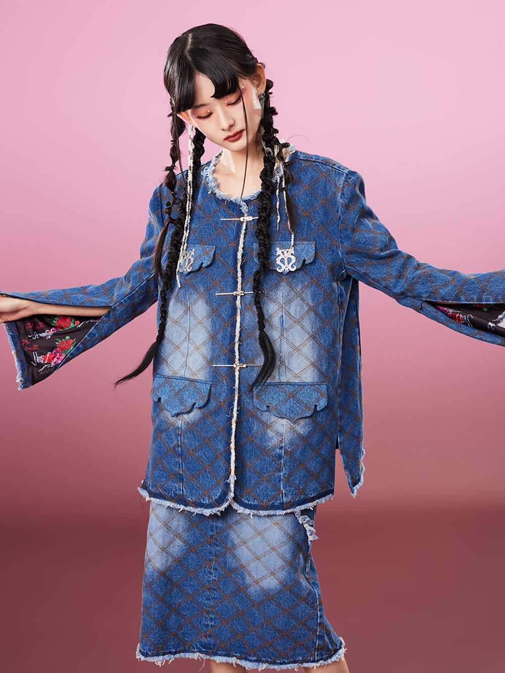 MUKZIN Temperament Original Street Style High Quality Denim Coat