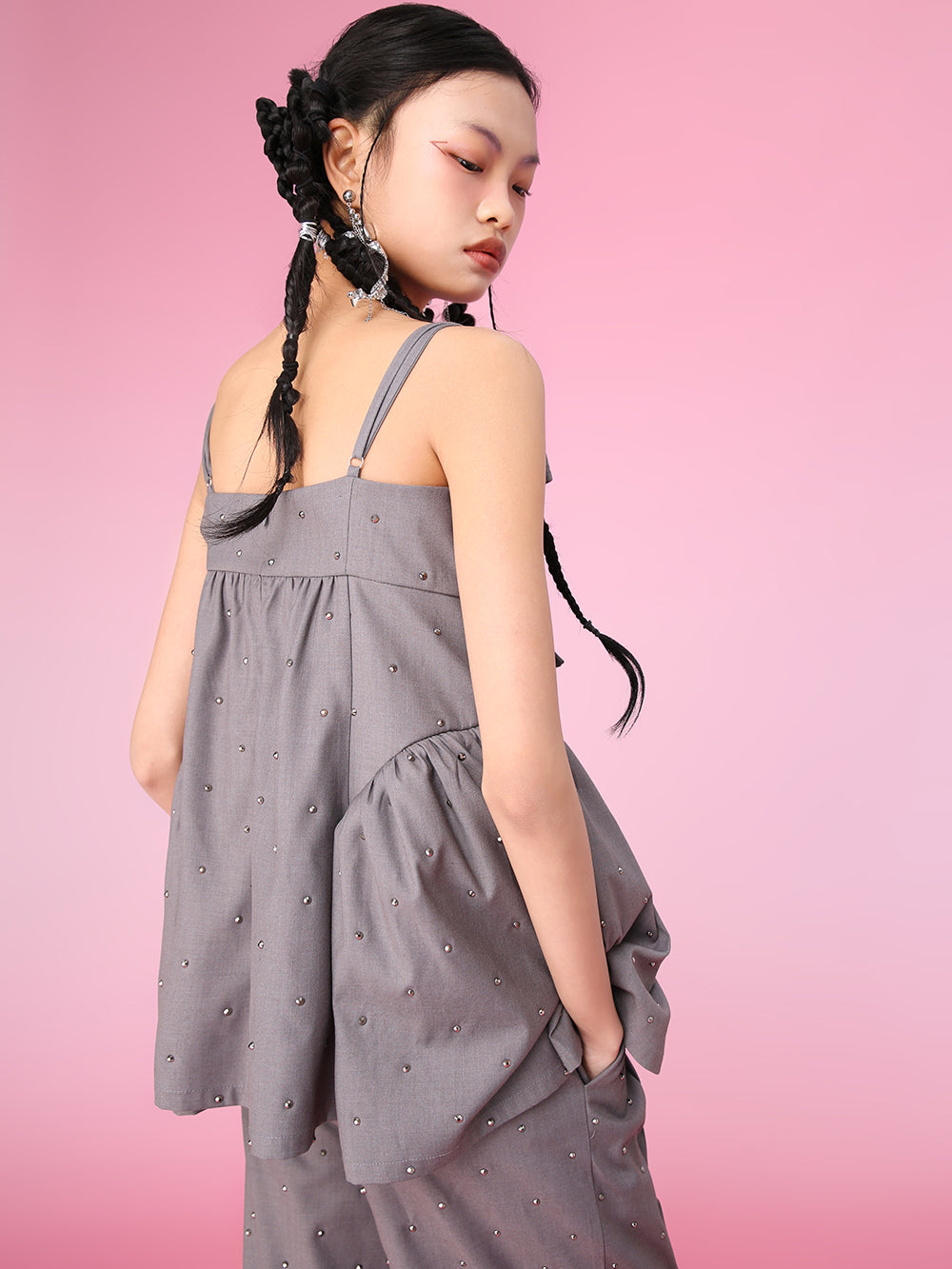 MUKZIN Gray Suit Style Looks Thin All-match Vest