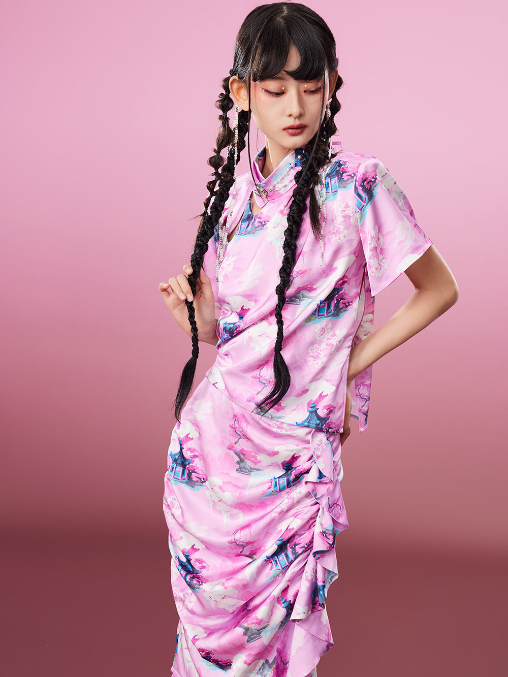 MUKZIN Vibrant Print Chinese Style Original High quality T-shirts