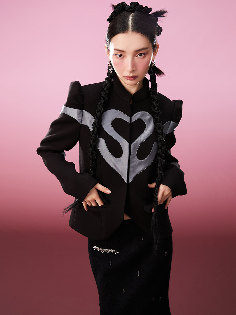 MUKZIN“Capsule Collection”New Chinese Style Chest Sequin Top