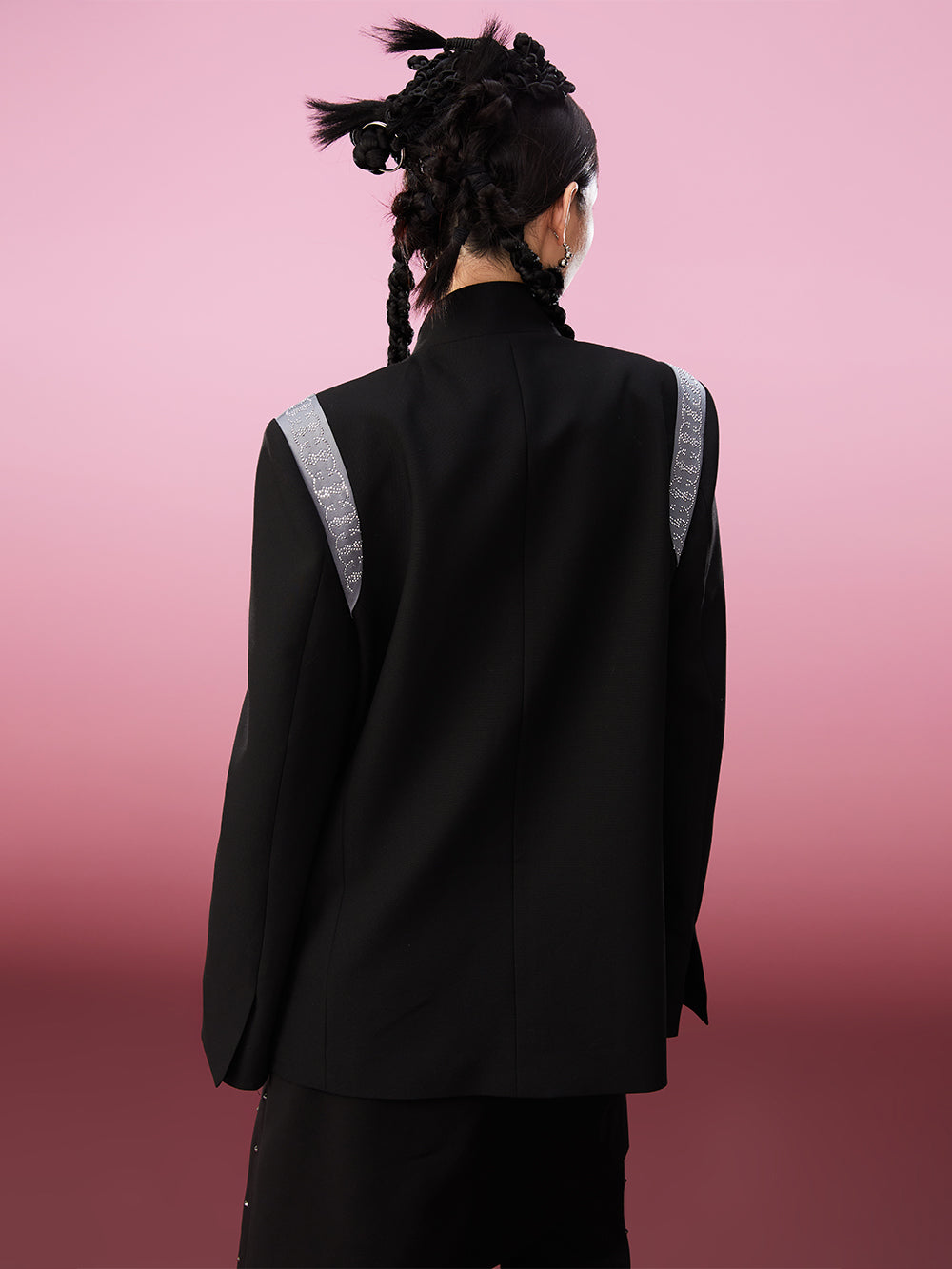 MUKZIN Stitching Hot Diamond New Chinese Style Original Coat