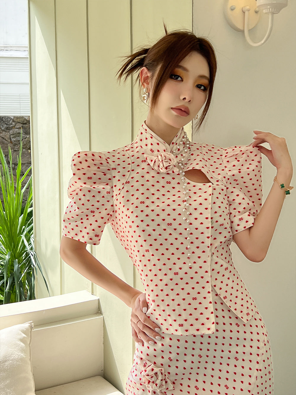 MUKZIN Fashion New Elegant Heart Pattern Charming Skirt