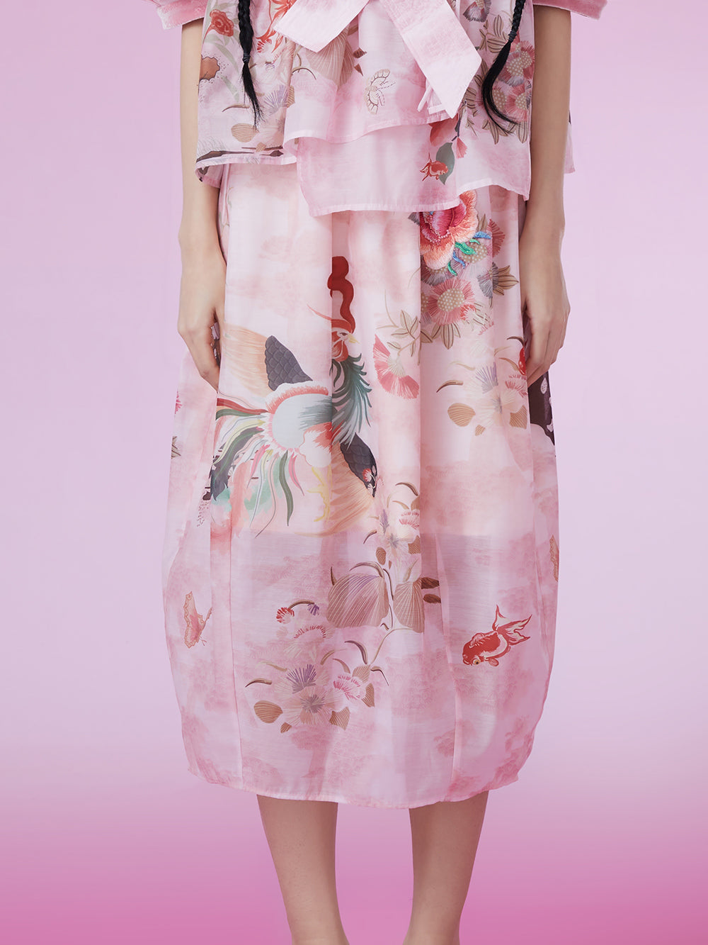 MUKZIN Printed Vintage Loose High Quality Skirts