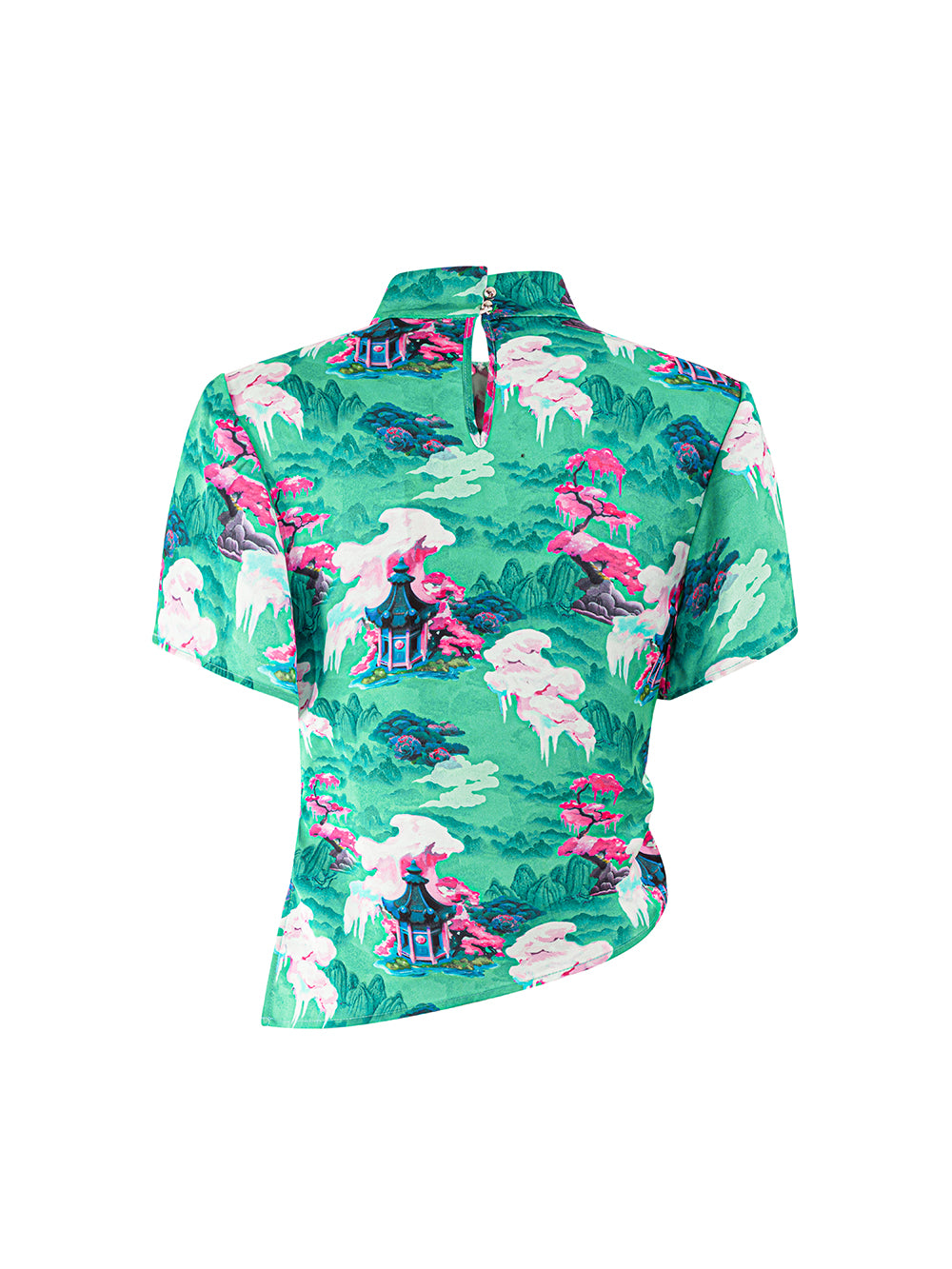 MUKZIN Printed Cool Thin Green Retro Style T-shirts