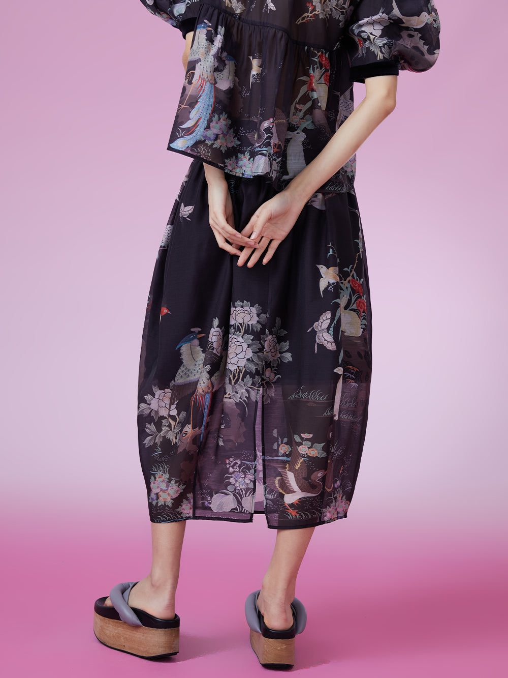MUKZIN Priinting Original Cool Retro Loose Thiner Skirts