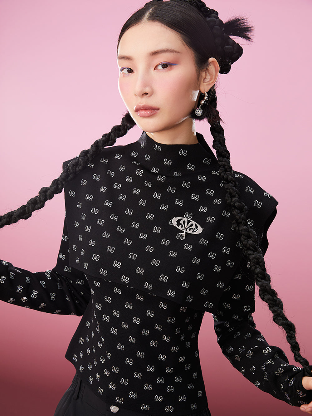 MUKZIN Two-piece Knitted Ironed Diamond Bottoming Undershirt