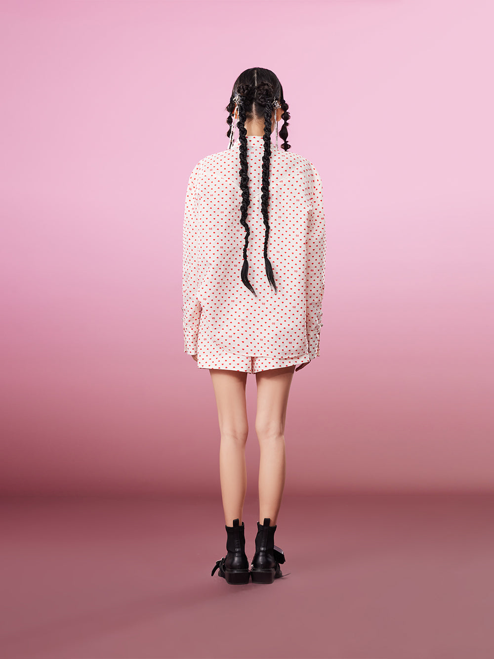 MUKZIN Polka Dot Embroidery Long-sleeved Elegant All-match Shirts