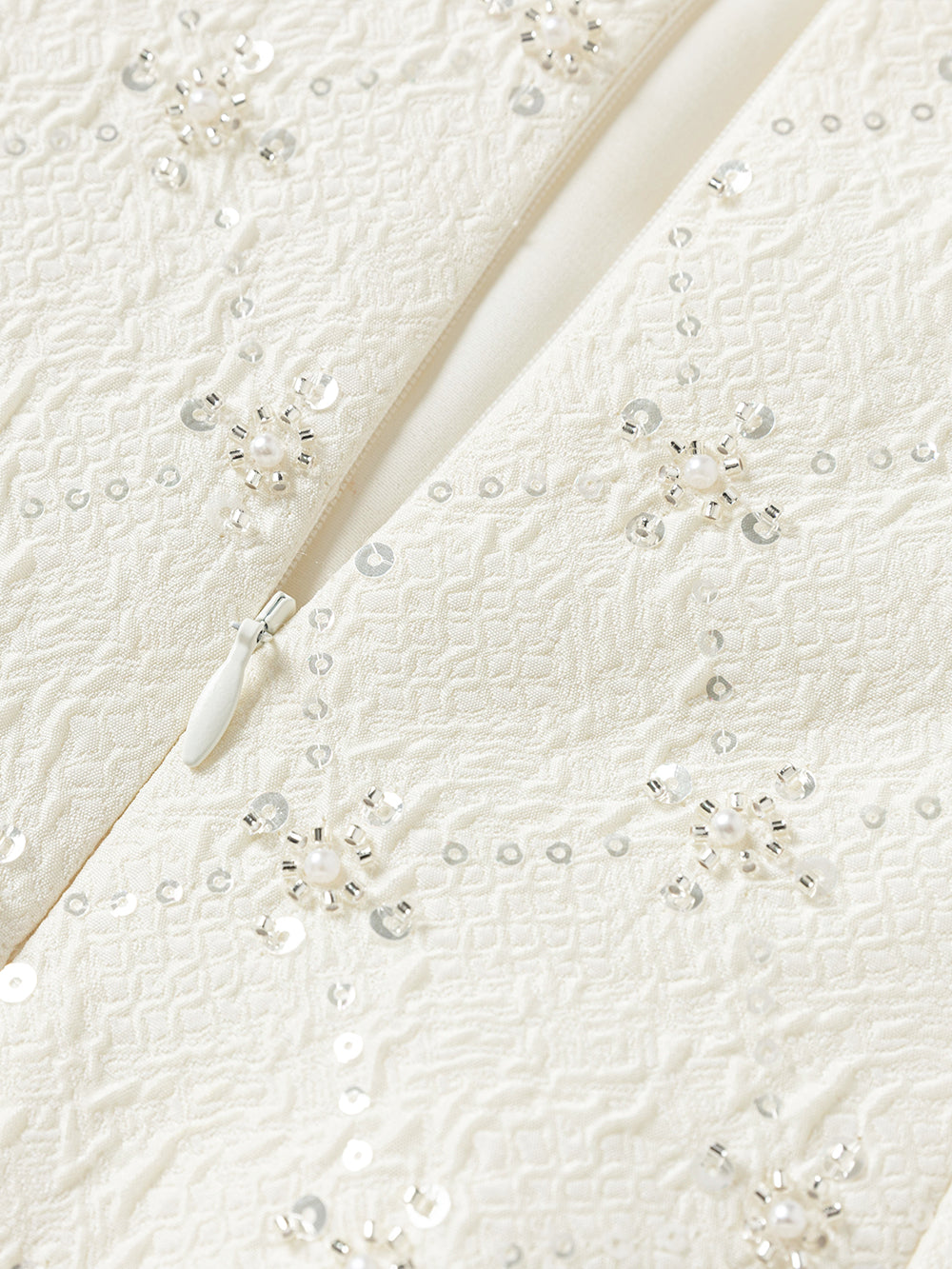 MUKZIN Elegant Classic Vintage Cheongsam Dress Embroidered Jacquard