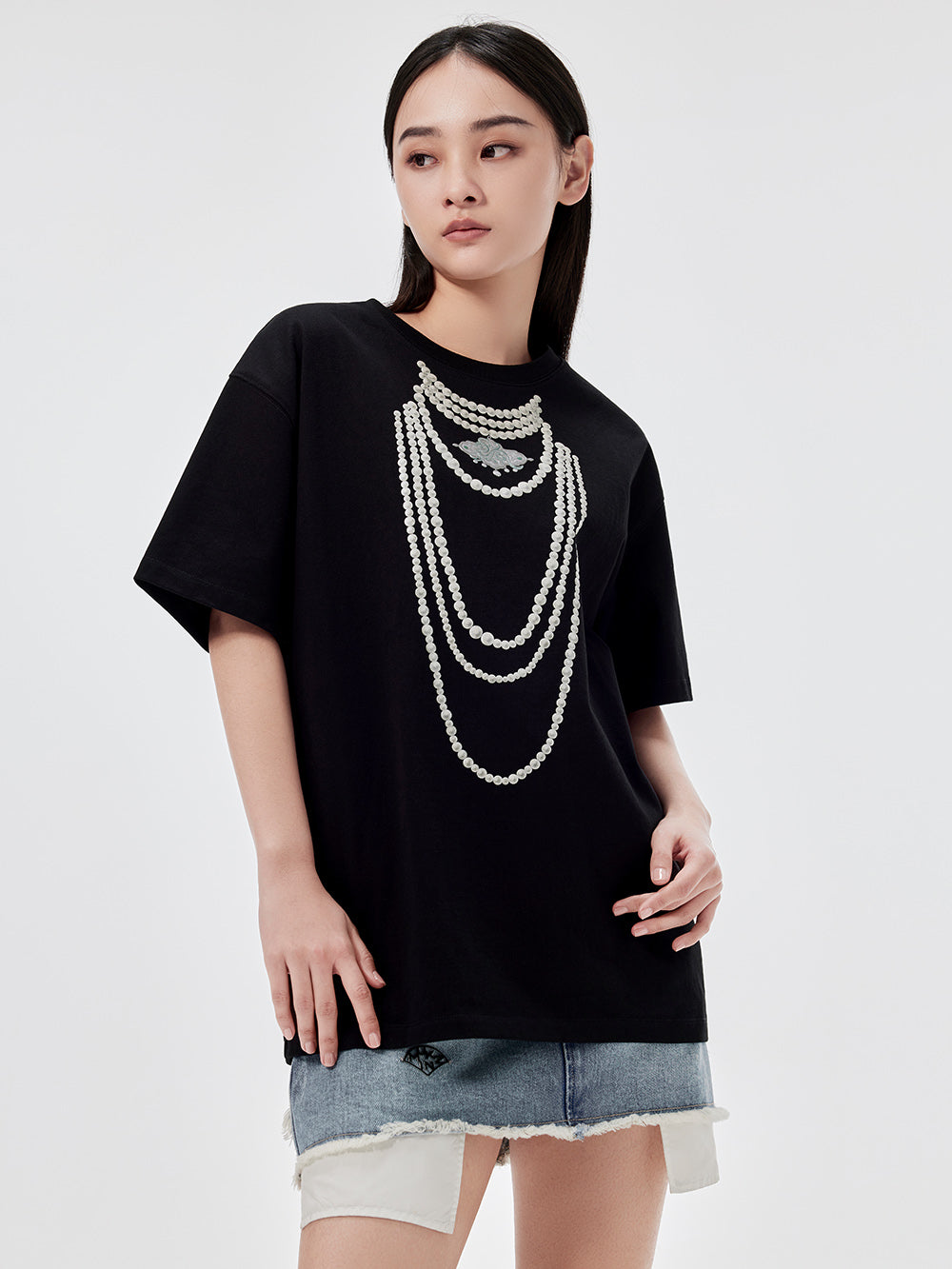 MUKZIN Pure Cotton Loose Casual Versatile T-shirt