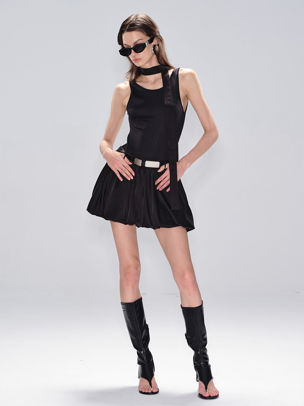 MUKTANK X MODULER Double Layer Designed Skirt