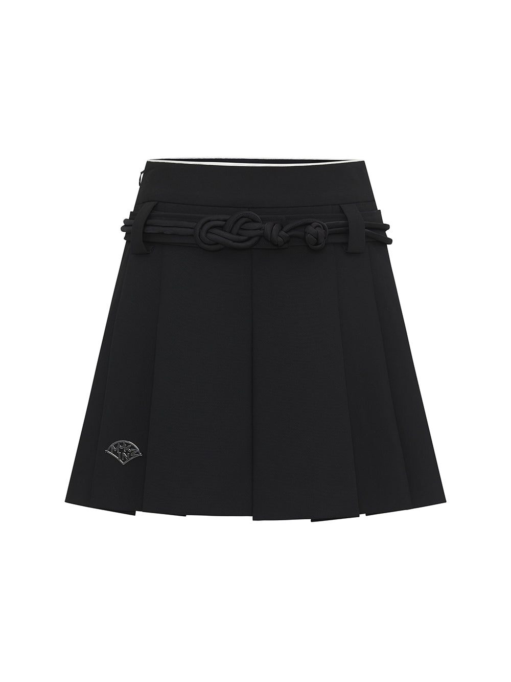 MUKZIN Classic Versatile Black Slimming Pleated Skirt