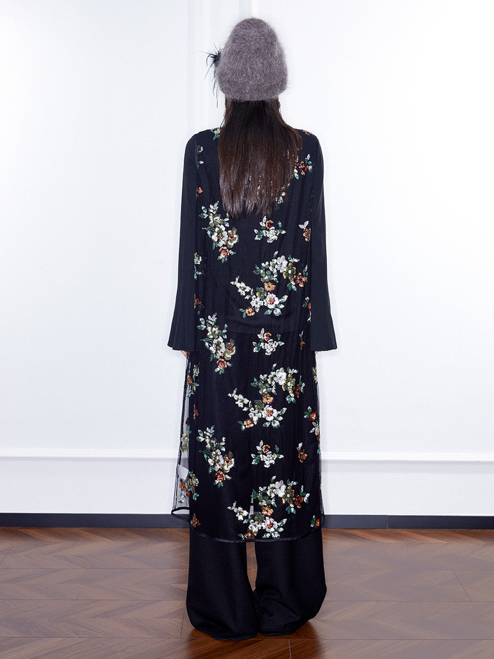 MUKZIN Linglong "Flowers Playing with Shadows"Chinese-style Color-Blocked Shirt Cotton Jacket.