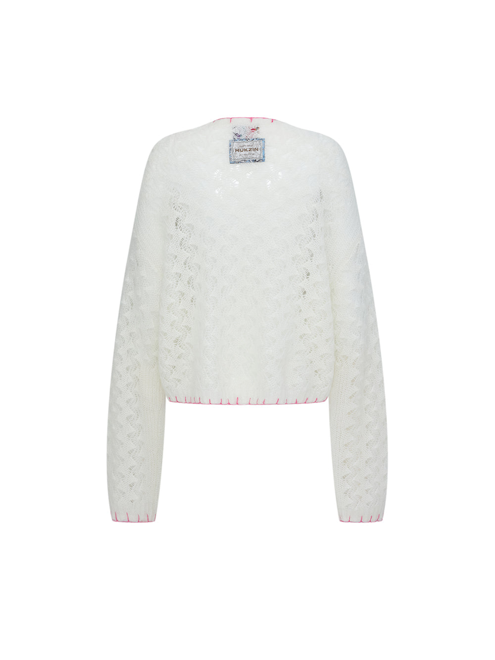 MUKZIN SpringPrelude “Chunjiao” Vintage Hollow-out Knitted Cardigan