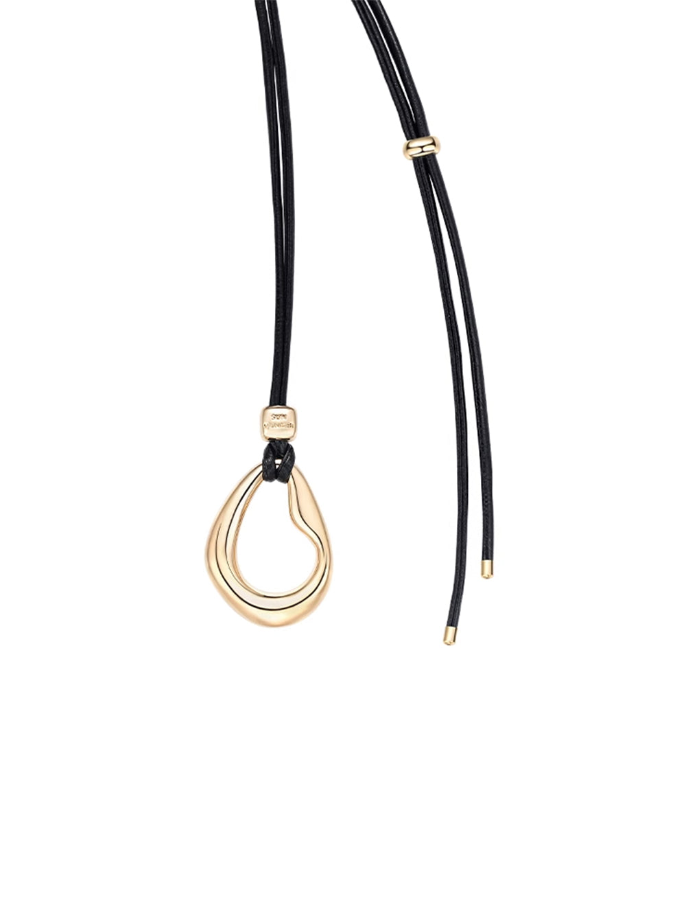 MUKTANK×SUN HUNTER Irregular Leather Rope Long Chain