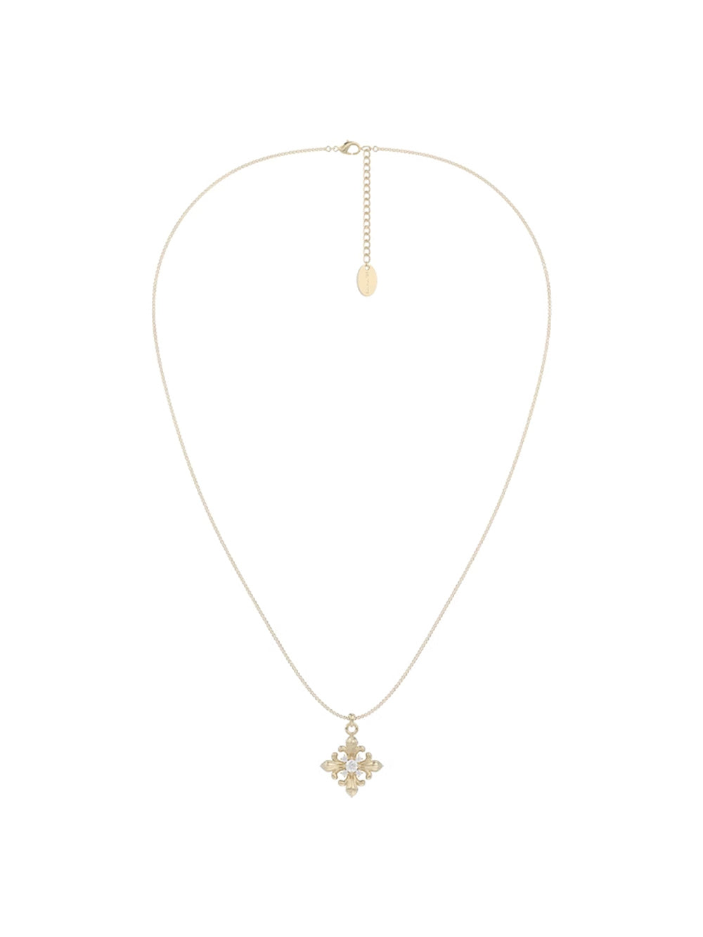 MUKTANK×SUN HUNTER Long Simple Iris-themed Necklace