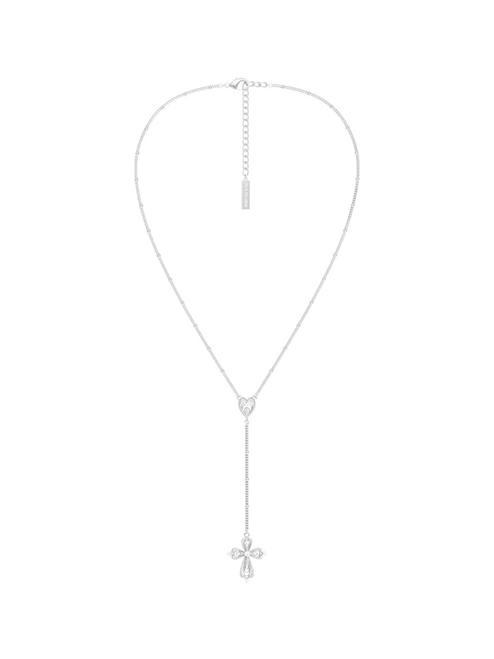 MUKTANK×SUN HUNTER Lace cross Y-chain
