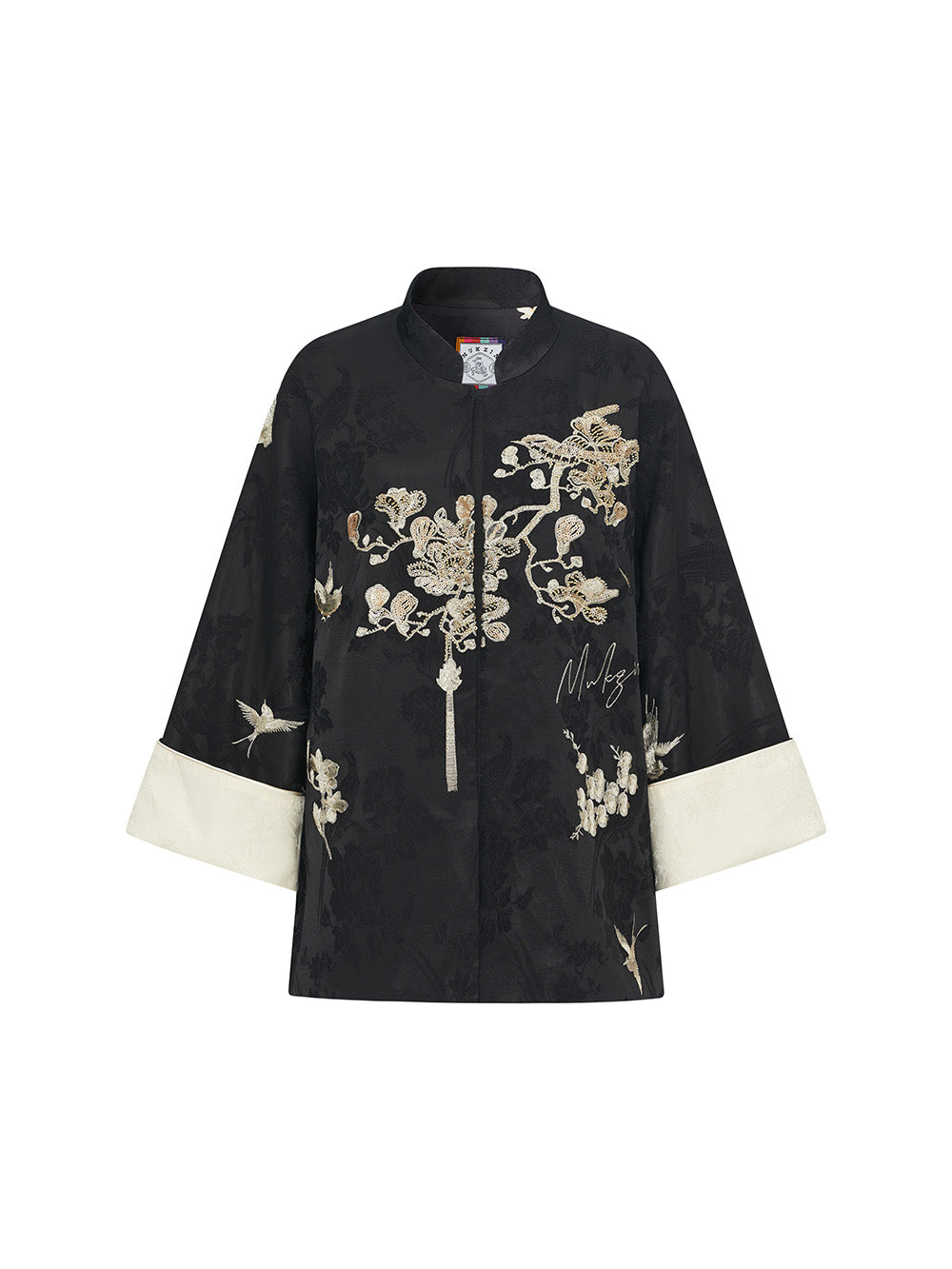 MUKZIN Linglong "Night Banquet" Chinese Embroidered Jacquard Coat