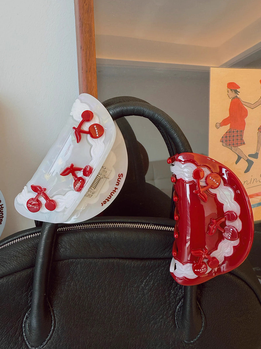 MUKTANK×SUN HUNTER Cherry Cake Hair Clip