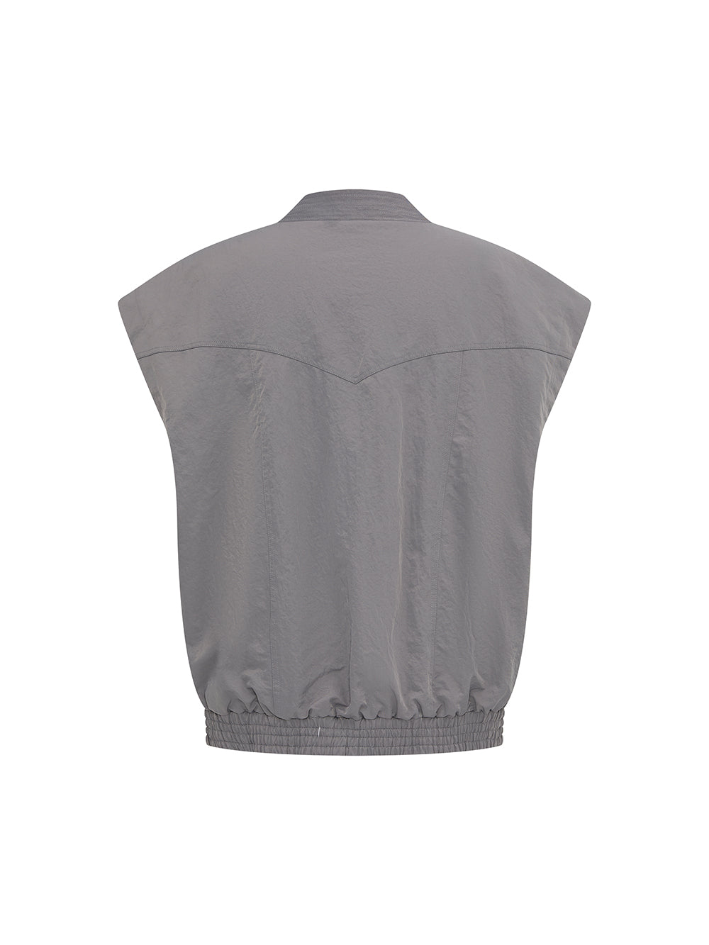 MUKZIN Linglong "Mountain Stone" Straight Silhouette Padded Vest