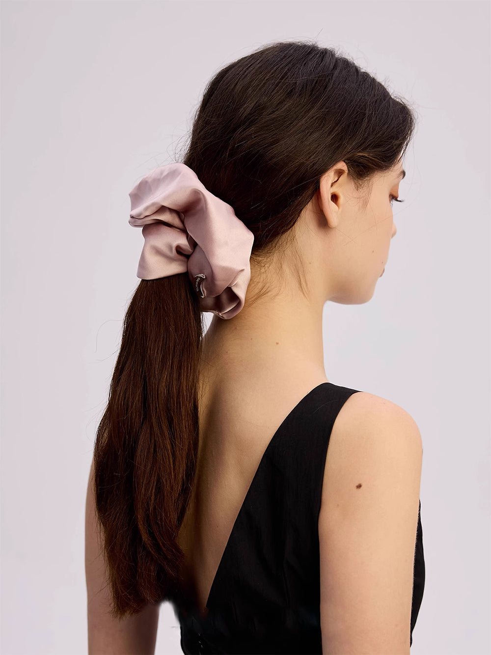 MUKTANK×SUN HUNTER Acetate Satin Cloud-shaped Hair Tie