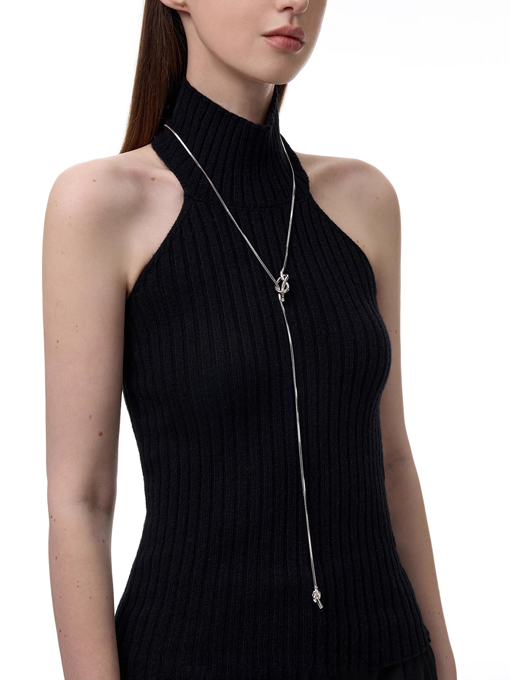 MUKTANK×SUN HUNTER Knot Drawstring Necklace