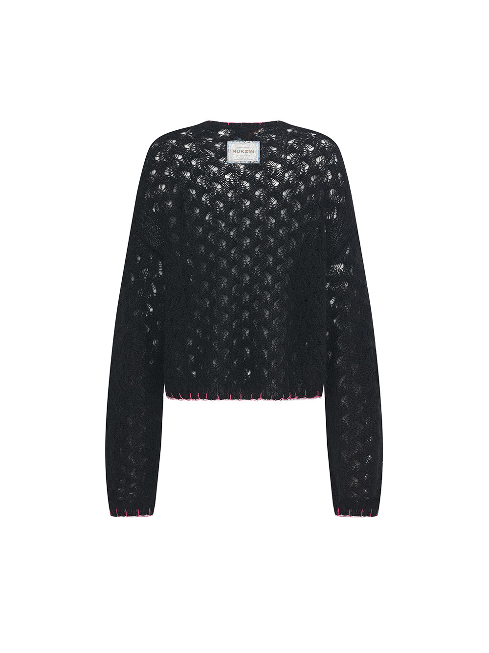 MUKZIN SpringPrelude “Chunjiao” Vintage Hollow-out Knitted Cardigan