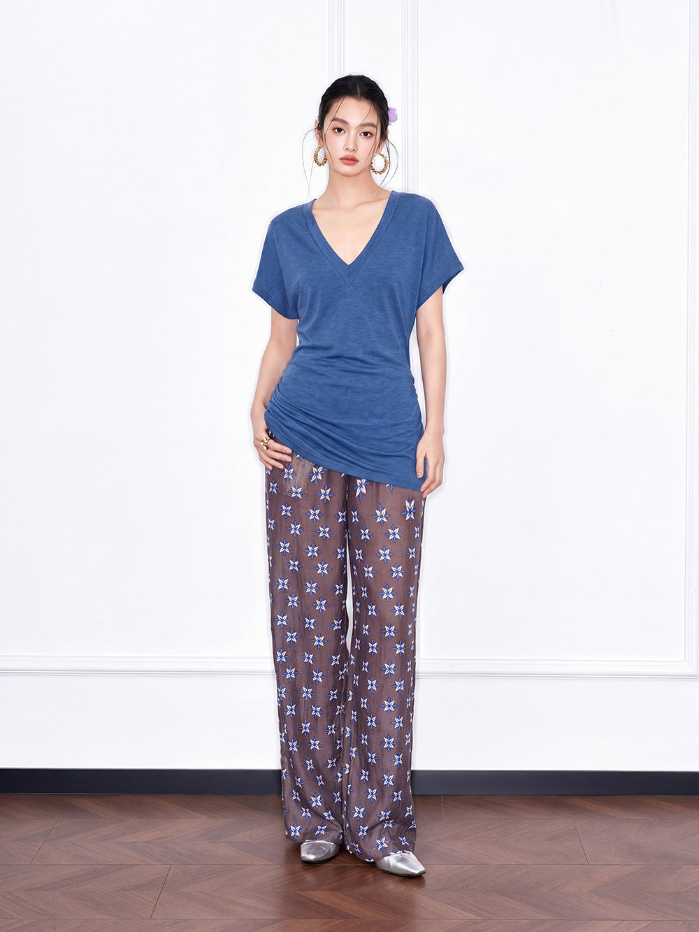 MUKZIN×"Capsule Collection" Modern Chinese Relaxed Short Sleeve T-Shirt