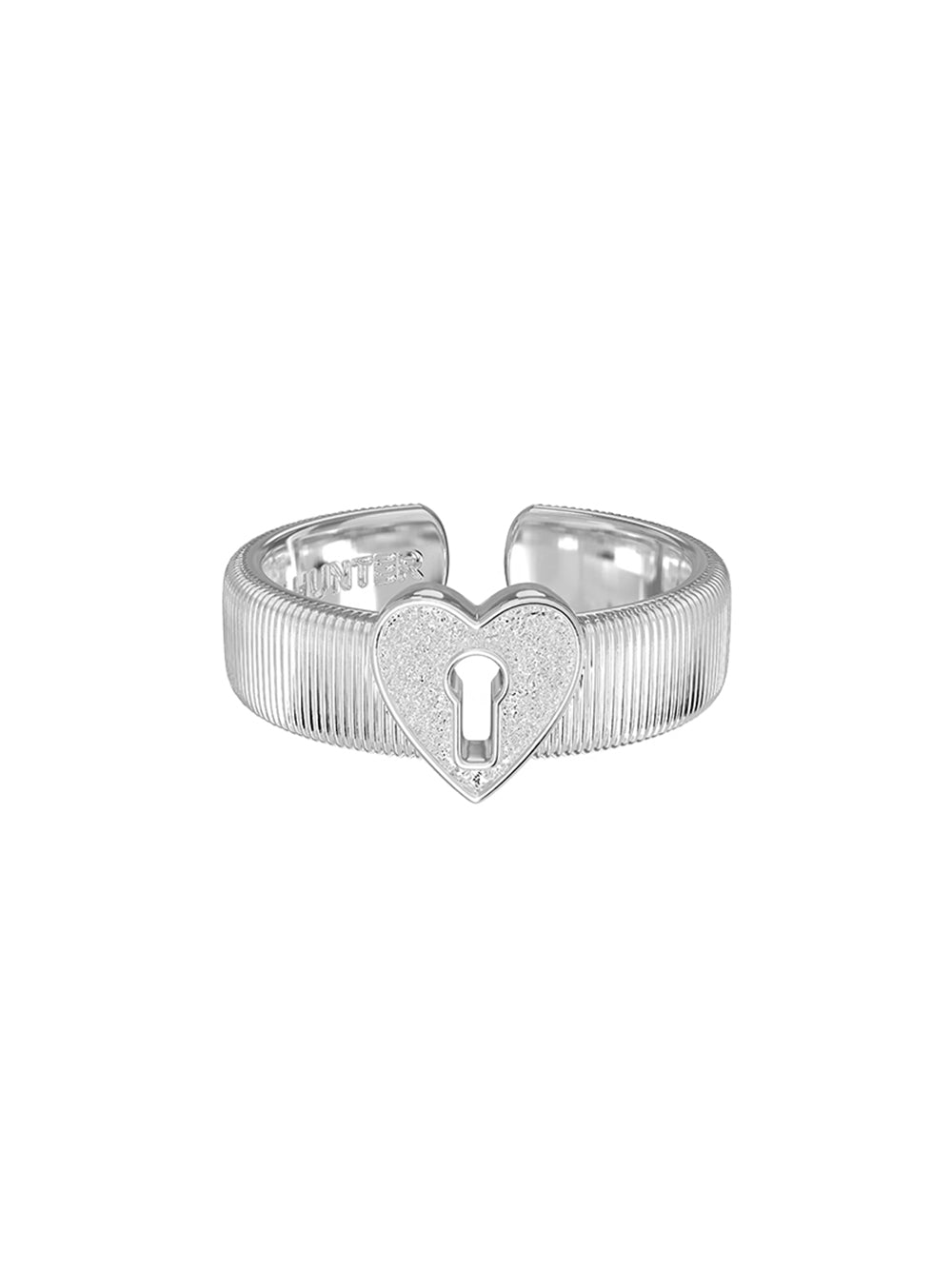 MUKTANK×SUN HUNTER Wide lace lock core ring