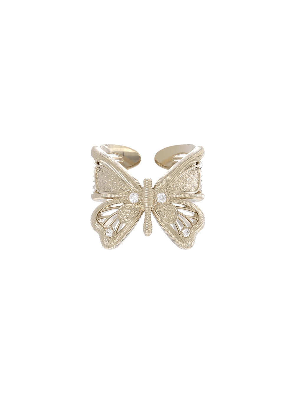 MUKTANK×SUN HUNTER “Emergence”Lace Butterfly Wing Ring