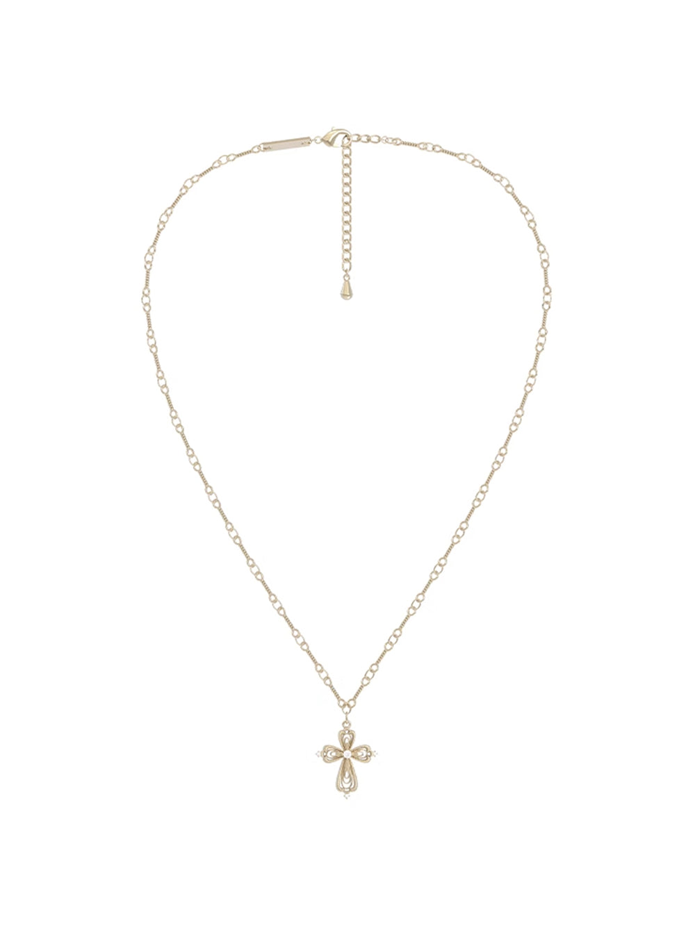 MUKTANK×SUN HUNTER Lace cross plain chain